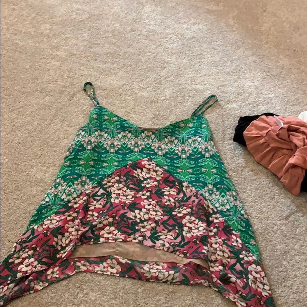 BCBG floral tank